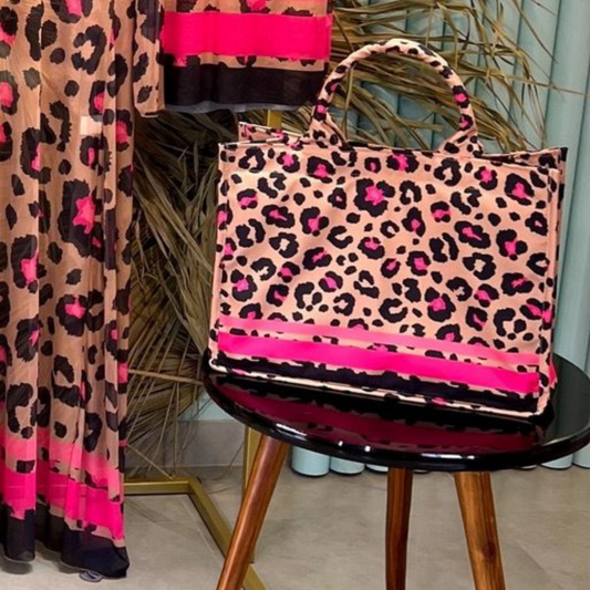 Beach Bag Leopard Lara