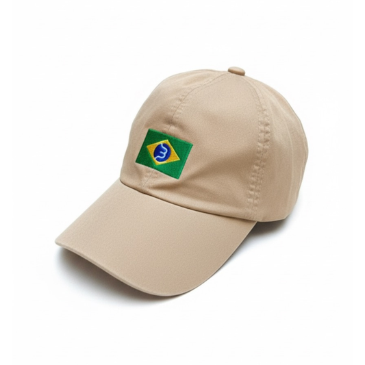 Brazil Flag Embroidered Cap